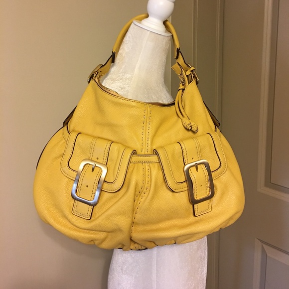 Cole Haan Handbags - Cole Haan Yellow Shoulder Bag